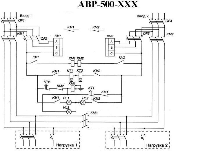 АВР500 - схема